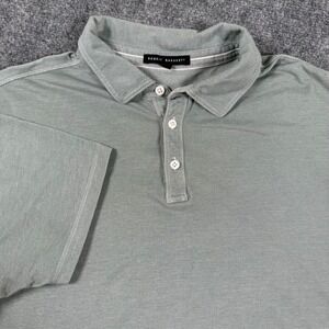Robert Barakett Shirt XXL Green Polo Casual Short Sleeve‎ Cotton Blend Men's
